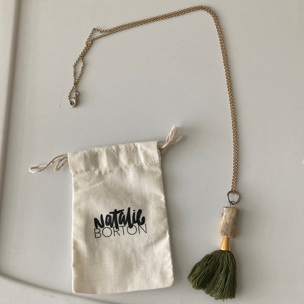 Natalie Borton Amelia tassel necklace